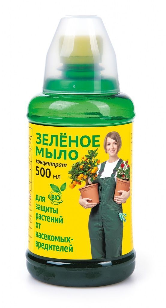 Инсектицид от почв.вред-ей Зеленое мыло 500мл.