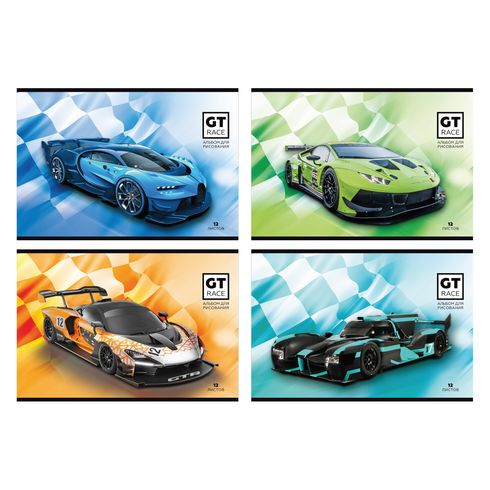 Альбом д/рис. 12л. BG GT race