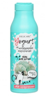 Гель для душа Delicare 400мл. Yogurt Фисташковое мороженое (18)