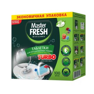 ЖМС д/автомат.машин Master FRESH 100шт. 9в1 Turbo