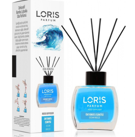 Освежитель воздуха Loris 120мл. Диффузор Океанский бриз