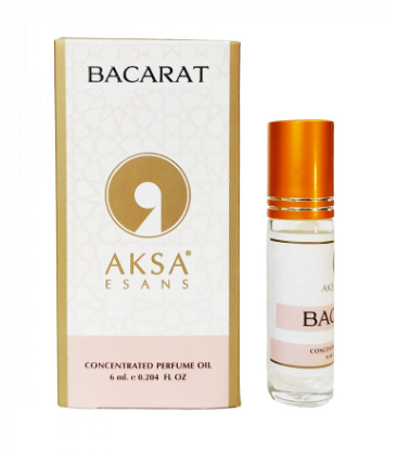 Духи маслянные AKSA 6мл. жен. ролик Bakarat (уп.6)