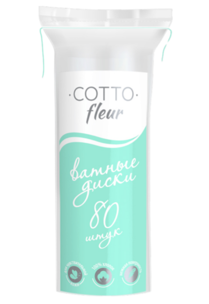 Ватные диски Cotto Fleur 80шт. (35)