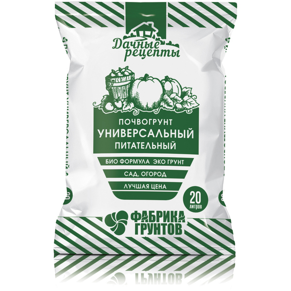 Грунт Дачные рецепты 20л. Универсальный питательный