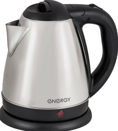 Чайник электр. Energy E-212 нерж. матовый (диск, 1,2л) 1,5кВт, 164086