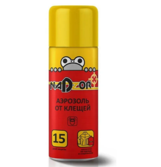 Дихлофос-репеллент Nadzor 100мл. от клещей (24)***
