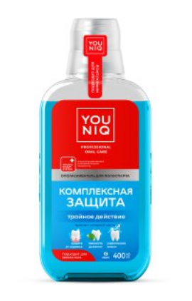 Ополаск. д/рта Grass 400мл. Youniq Комплексная защита (6)