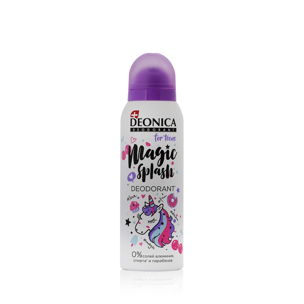 Дез. спрей Деоника 125мл. For teens Magic Splash (6)