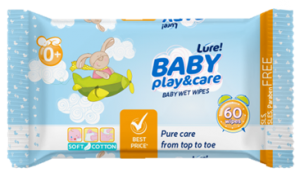 Салфетки влажные LURE 60шт.