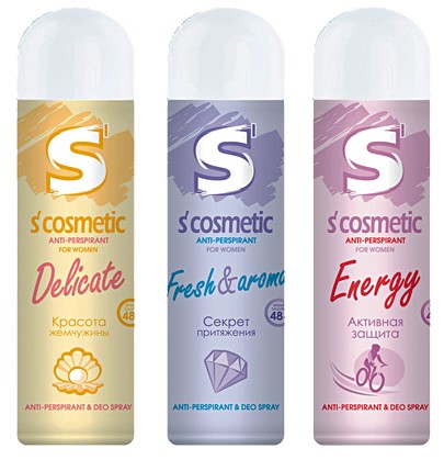 Дез. спрей S Cosmetic 145мл. жен. Delicate (24)
