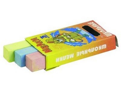 Набор мела цветного 3шт. Пегас