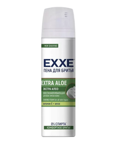 Пена д/бритья EXXE 200мл. Extra Aloe (6)