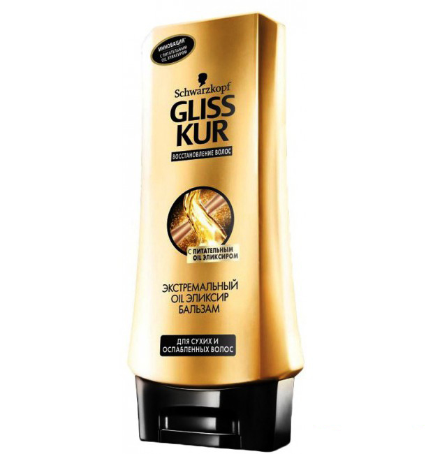 Бальзам Gliss Kur 200мл. Oil Эликсир