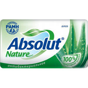 Мыло Абсолют 90г. Nature Алоэ 6061 (уп.6) (72)