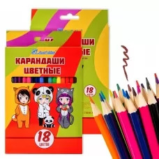 Набор цв. карандашей 18цв. JO Милашки