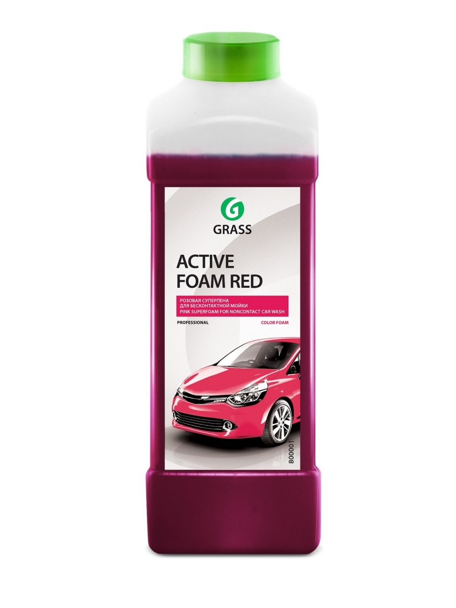 Ср-во Grass 1л. Active foam Red активна пена (12)
