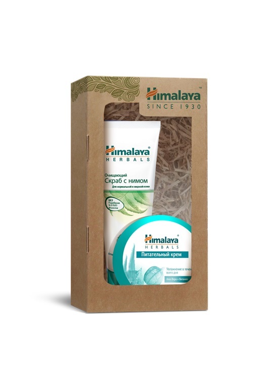 ПН/ЖЕН. Himalaya Herbals № 121 (Крем питат. 50мл+Гель д/умывания 100мл)
