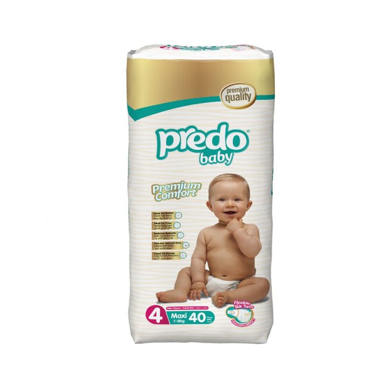 Подгузн. Predo baby --4-- 7-18кг. 40шт. Макси