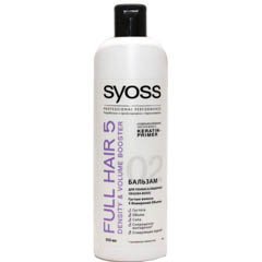 Бальзам SYOSS 500мл. Full hair 5 Густота и объем