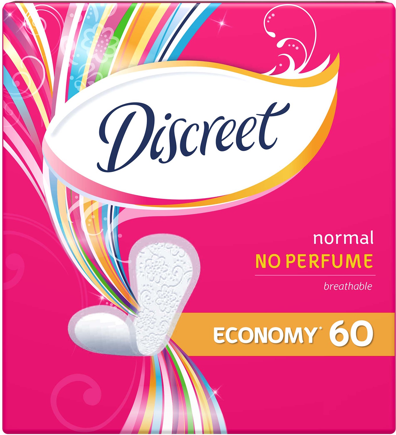 Прокладки DISCREET ежедн. 60шт. Normal Multiform Trio