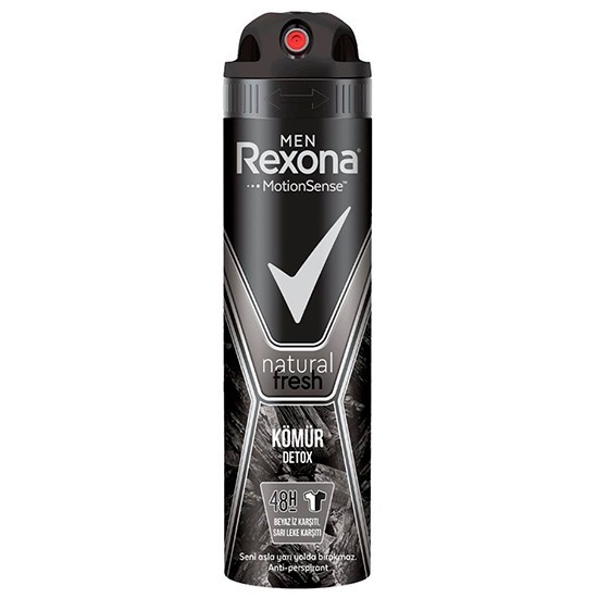 Дез. спрей Rexona 150мл. муж. Уголь детокс (6)