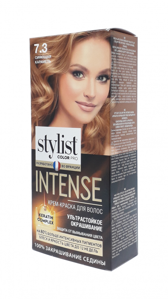 Краска д/волос STYLIST COLOR PRO INTENSE 7.3 Сияющая карамель (17)