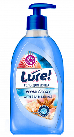 Гель для душа Lure 500мл. Морской бриз
