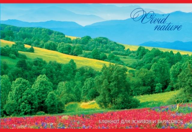 Альбом д/рис. 8л. Канц-Эксмо оф.110г/м2. Родные просторы