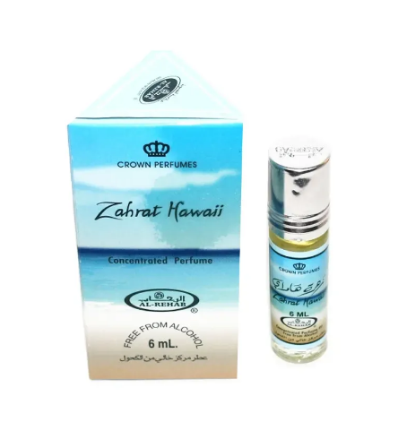 Духи маслянные AKSA 6мл. жен. Zahrat Hawaii (уп.6)