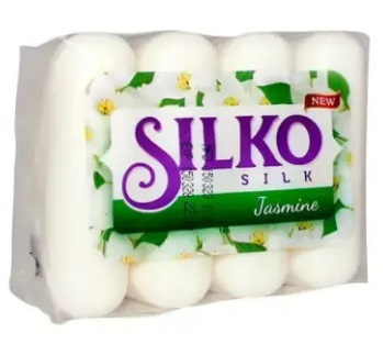 Мыло Silko Silk 4*70г. Жасмин