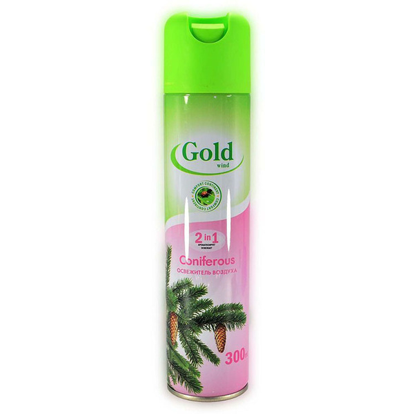 Освежитель воздуха Gold 300мл. Coniferous (12)