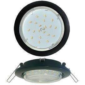 Светильник Ecola GX53 5355 св-к Легкий Черный 25x106 FB5355ECD