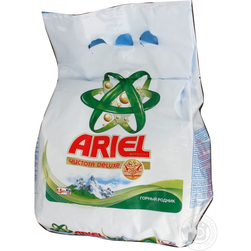 Стир.порошок Ариэль авт. 1.5кг. Горный родник