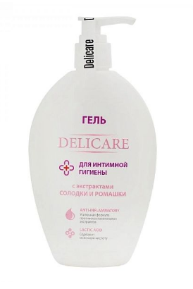 Интим-Гель Delicare 270мл. Солодка и ромашка (12)