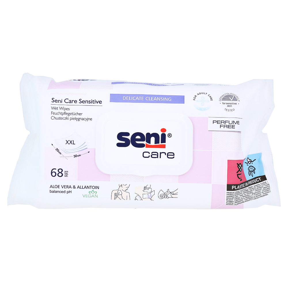 Салфетки влажные Discount 68шт. XXL 30*20см! клапан