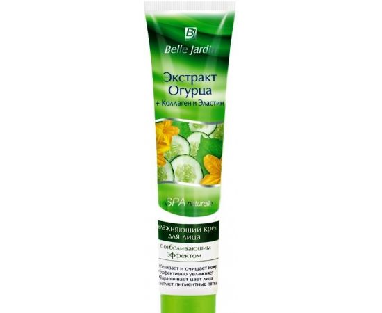 Крем Belle Jardin 125мл. д/лица SPA Naturelle Увлаж. Отбел. огурец