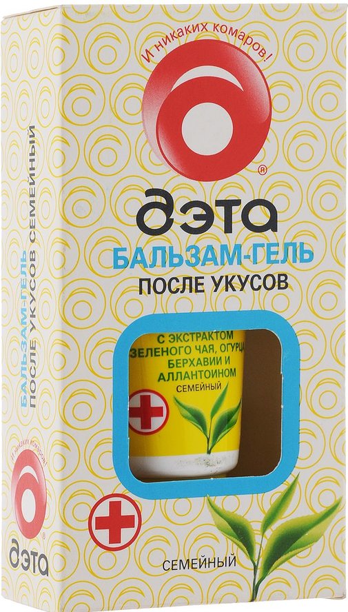 Бальзам-гель от укусов Дэта 20мл. После укусов