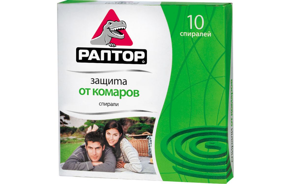Спирали от комаров Раптор 10шт.