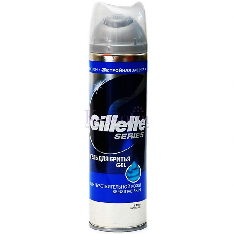 Гель д/бритья Gillette 200мл. Series Sensitive