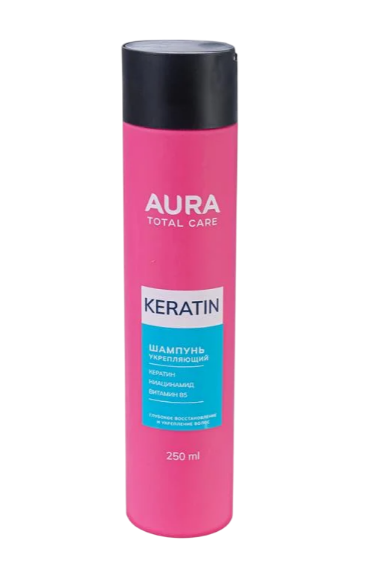 Шампунь AURA 250мл. жен. Total care Восстанавливающий BIOTIN (12)