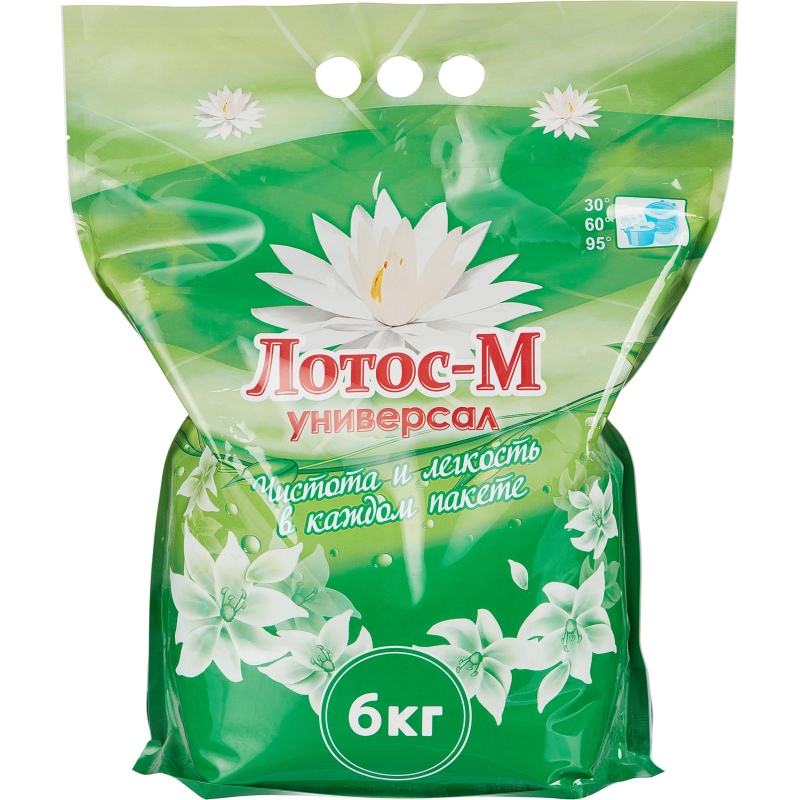 Стир.порошок Лотос-М авт. 6кг. Универсал