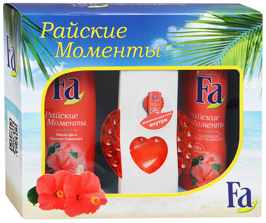 ПН/ЖЕН. Фа Райские моменты (гель д/д+дезод+держатель)