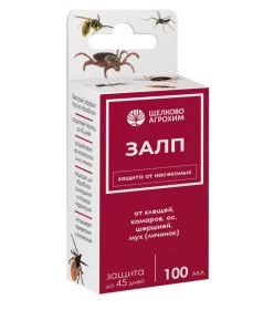 Инсектицид (обработка территории) Залп 100мл. От клещей, комаров (19)