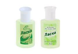 Жидкость д/снятия лака Ласка 30мл. с ацетоном ПЛАСТИК (50)