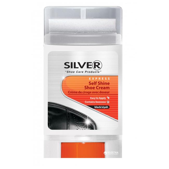 Крем для обуви Silver-блеск 50мл. Comfort черн.  KS2008-01