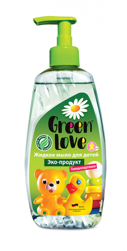 Мыло жидк. Green Love 500мл. Детское