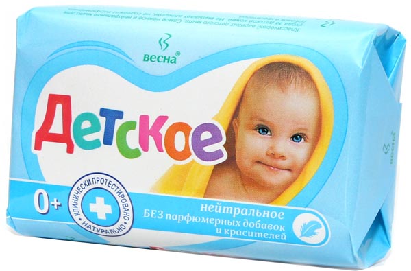 Мыло Весна 90г. Детское Нейтральное 6112 (уп.6) (72)