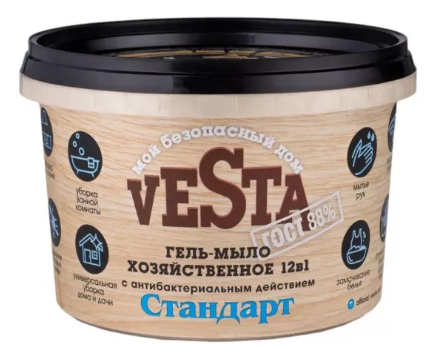 Мыло жидк. Vesta 500мл. хоз. 88% ГОСТ Стандарт (18)