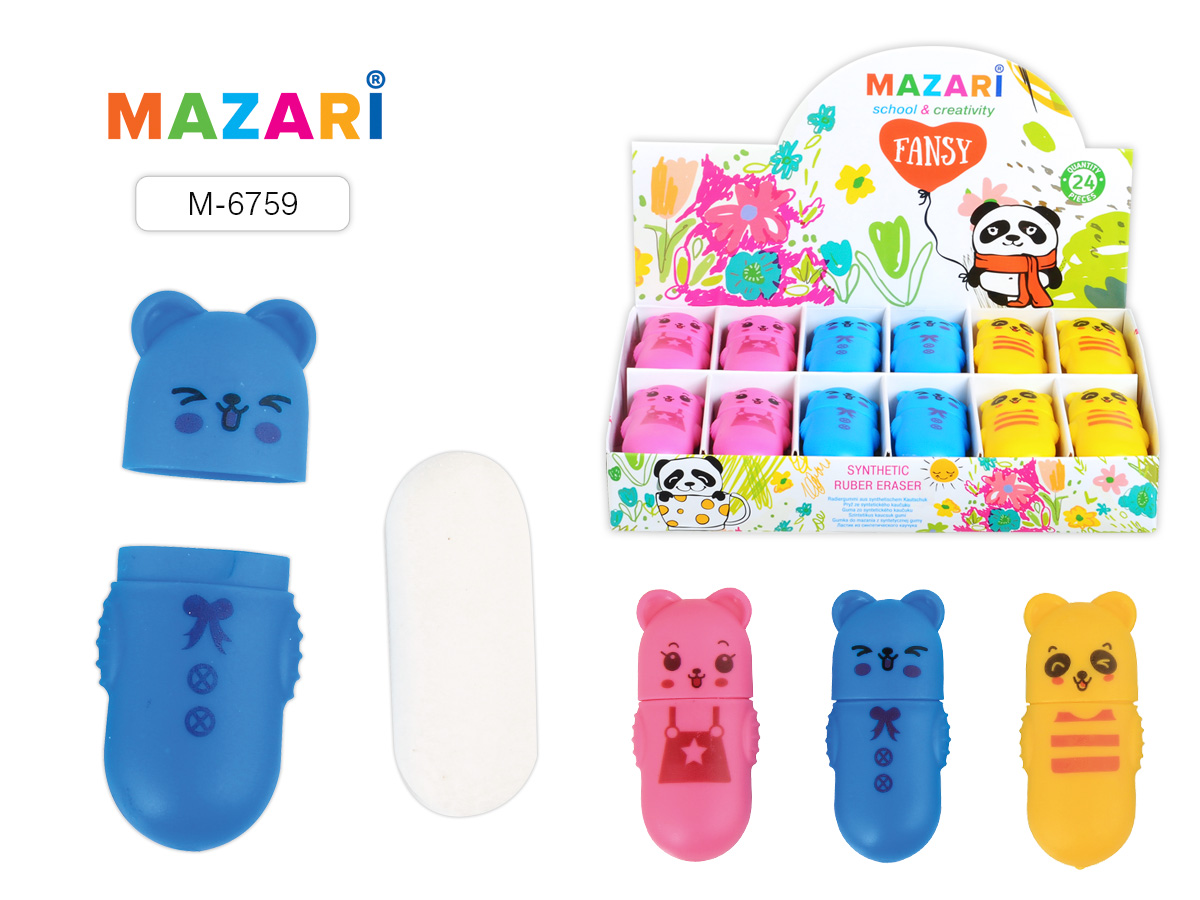 Ластик Mazari Fansy каучук 64*30 (уп.24)
