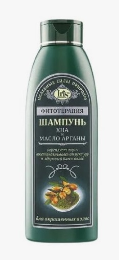 Шампунь IRIS 500мл. Фитотерапия Хна и масло арганы